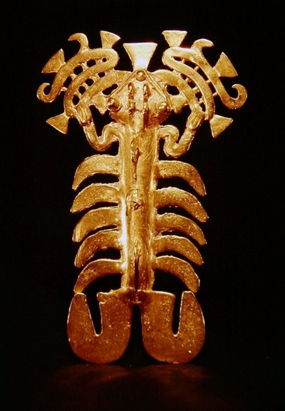 Pendant representing a mythological animal, from Puerto Jimenez, Osa Peninsula, Costa Rica by Pre Columbian Pre Columbian